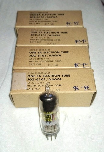 Lot sonotone jan 6j6wa - of, 4