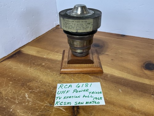 Rca 6181 uhf power - 6181, triode