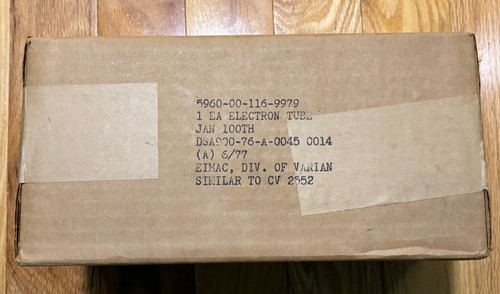 Eimac varian 100th triode - eimac/varian,